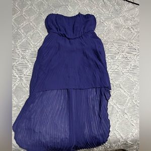 BCBG strapless high low dress